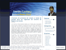 Tablet Screenshot of leandrolomeu.wordpress.com