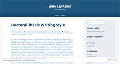 Desktop Screenshot of lewaskes.wordpress.com