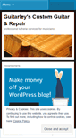 Mobile Screenshot of guitarleys.wordpress.com
