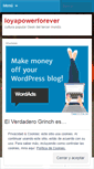 Mobile Screenshot of loyapowerforever.wordpress.com