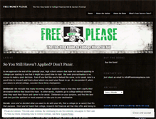 Tablet Screenshot of freemoneyplease.wordpress.com