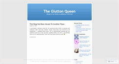 Desktop Screenshot of gluttonqueen.wordpress.com
