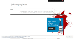 Desktop Screenshot of iphoneproj2011.wordpress.com