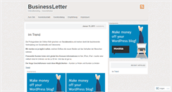 Desktop Screenshot of businessletter4u.wordpress.com