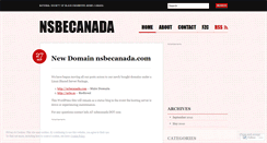 Desktop Screenshot of nsbecanada.wordpress.com