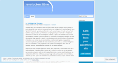 Desktop Screenshot of evolucionlibre.wordpress.com