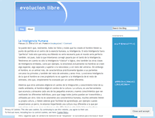 Tablet Screenshot of evolucionlibre.wordpress.com