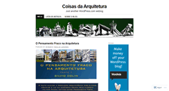 Desktop Screenshot of coisasdaarquitetura.wordpress.com