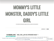 Tablet Screenshot of mommylittlemonster.wordpress.com