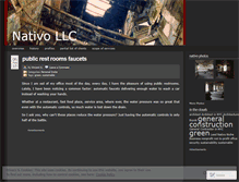 Tablet Screenshot of nativollc.wordpress.com