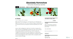 Desktop Screenshot of absolutelyhorrorshow.wordpress.com