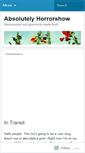 Mobile Screenshot of absolutelyhorrorshow.wordpress.com