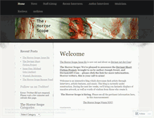 Tablet Screenshot of horrorscapes.wordpress.com