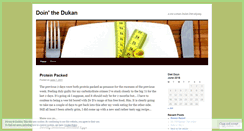 Desktop Screenshot of dointhedukan.wordpress.com