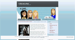 Desktop Screenshot of fourgirlsandabook.wordpress.com