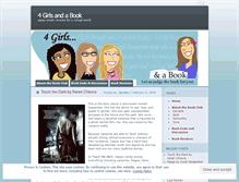 Tablet Screenshot of fourgirlsandabook.wordpress.com