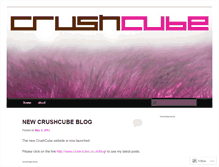 Tablet Screenshot of crushcubes.wordpress.com