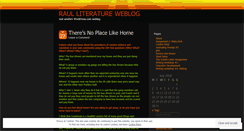 Desktop Screenshot of literature6r.wordpress.com