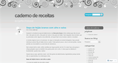 Desktop Screenshot of cadernodereceitas.wordpress.com