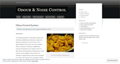 Desktop Screenshot of odourcontrol.wordpress.com