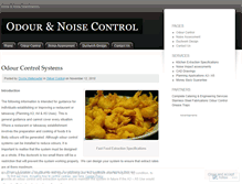 Tablet Screenshot of odourcontrol.wordpress.com