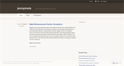 Desktop Screenshot of jennymula.wordpress.com