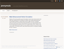 Tablet Screenshot of jennymula.wordpress.com