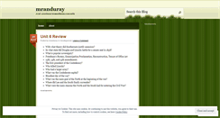 Desktop Screenshot of mranduray.wordpress.com