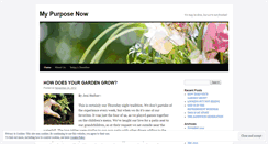 Desktop Screenshot of mypurposenow.wordpress.com