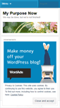 Mobile Screenshot of mypurposenow.wordpress.com