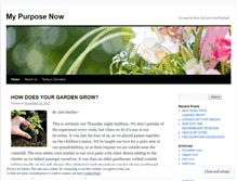 Tablet Screenshot of mypurposenow.wordpress.com