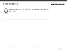 Tablet Screenshot of lessafelipe.wordpress.com