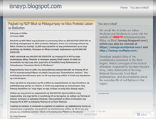 Tablet Screenshot of isnayp.wordpress.com