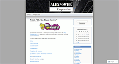 Desktop Screenshot of alexpower.wordpress.com
