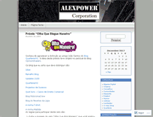 Tablet Screenshot of alexpower.wordpress.com