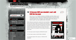 Desktop Screenshot of consciouscool.wordpress.com