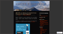 Desktop Screenshot of cantonaiguebelle.wordpress.com