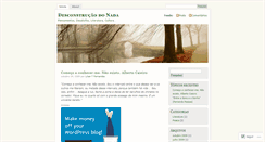 Desktop Screenshot of desconstrucaodonada.wordpress.com