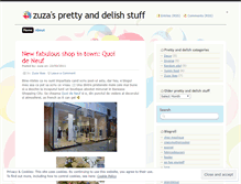 Tablet Screenshot of prettyanddelish.wordpress.com