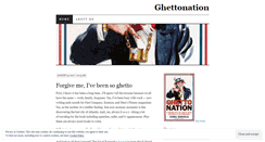 Desktop Screenshot of ghettonation.wordpress.com