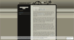 Desktop Screenshot of marzipandiary.wordpress.com