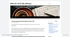 Desktop Screenshot of esl101.wordpress.com