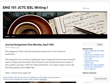 Tablet Screenshot of esl101.wordpress.com