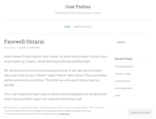 Tablet Screenshot of goatpsalms.wordpress.com