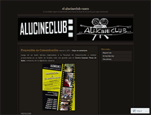 Tablet Screenshot of alucineclubcusco.wordpress.com