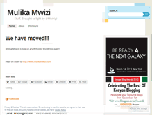 Tablet Screenshot of mulikamwizi.wordpress.com