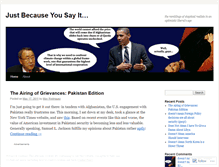 Tablet Screenshot of justbecauseyousayit.wordpress.com