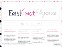 Tablet Screenshot of eastcoastelegance.wordpress.com