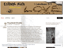 Tablet Screenshot of estherrich.wordpress.com