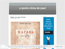 Tablet Screenshot of pontocinza.wordpress.com